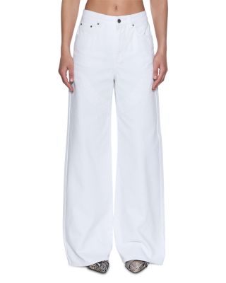 Strider Saddle Fresh High Rise Jeans in White