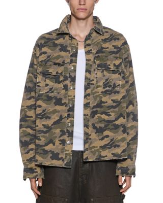 Vulture Camo Long Sleeve Button Front Shirt
