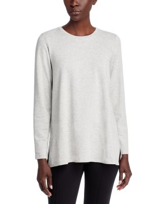 Striped Brushed Terry Easy Tunic