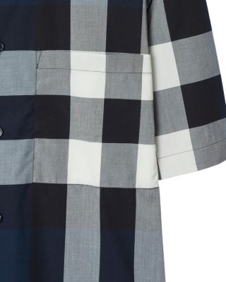 Slim Fit Check Cotton Shirt