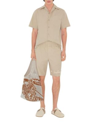  Knot Logo Cotton Shorts