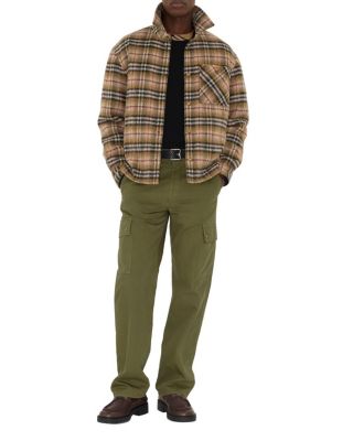Gabardine Cargo Trousers