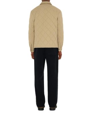 Quilted Gabardine Overshirt