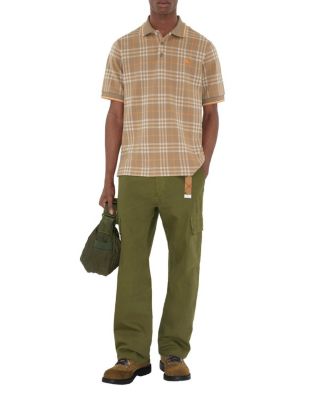 Check Cotton Polo Shirt