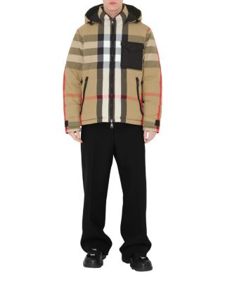 Reversible Check Puffer Jacket