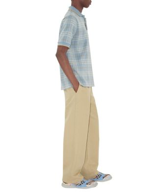 Check Cotton Polo Shirt