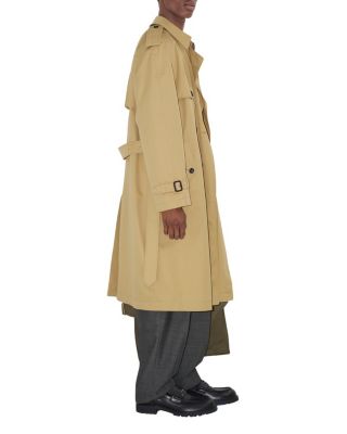Mid-length Gabardine Trench Coat