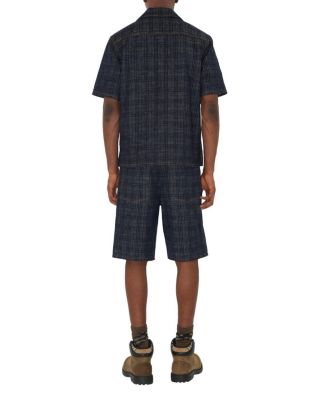 Relaxed Fit Check Denim Shirt