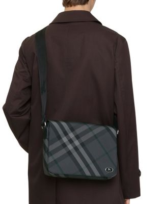 Grid Messenger Bag