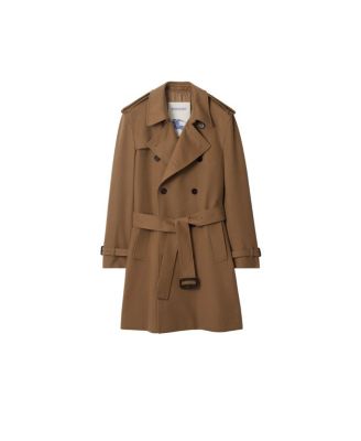 Mid-length Cashmere Trench Coat