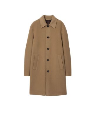Mid-length Wool Car Coat
