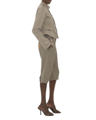  B Crest Cotton Tailored Jacket