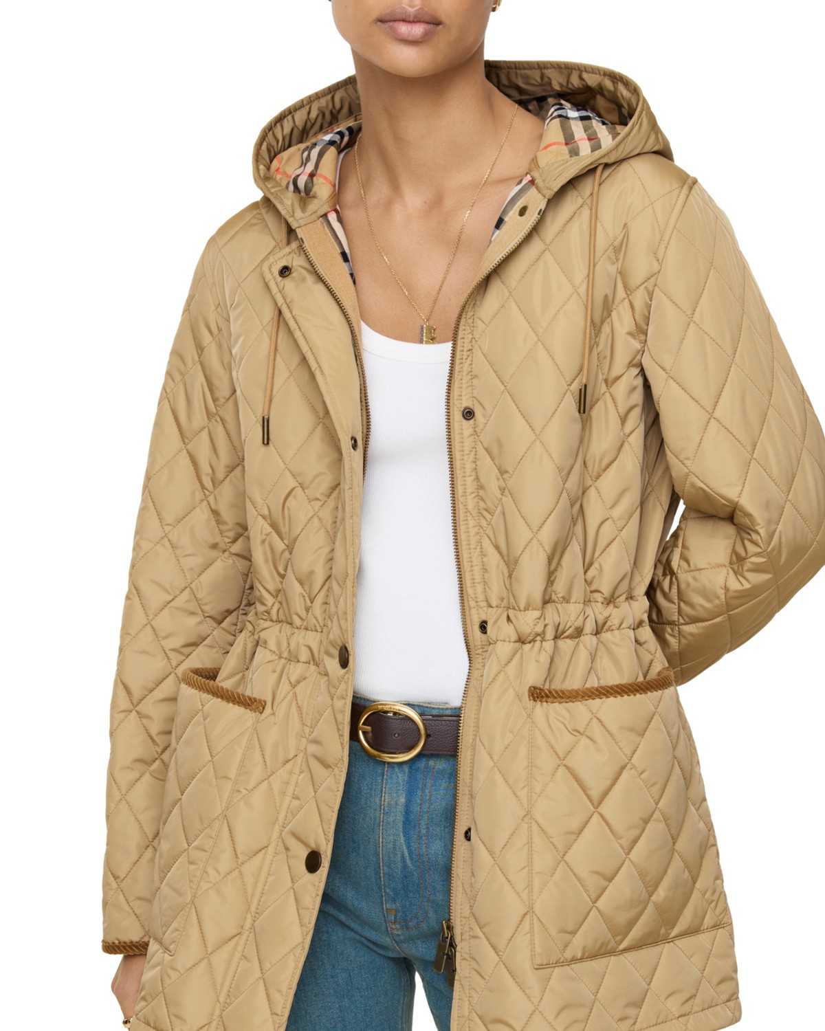 Quilted Nylon Parka