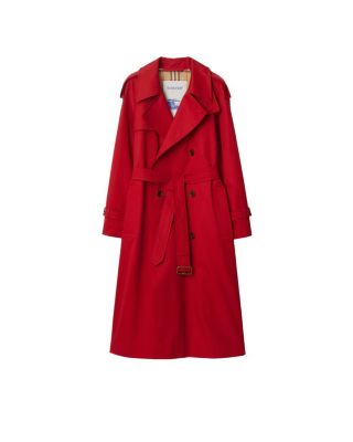 Long Check Collar Castleford Trench Coat