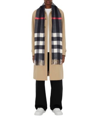 Check Cashmere Scarf