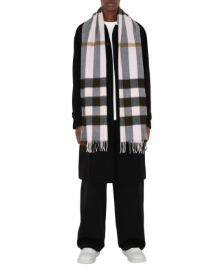 Check Cashmere Scarf