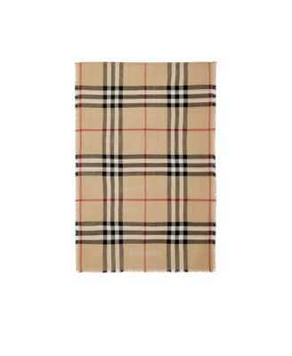  Reversible Check Wool Silk Scarf