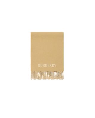  B Crest Cashmere Scarf
