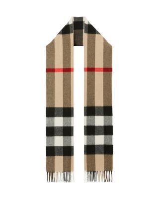 Check Cashmere Scarf