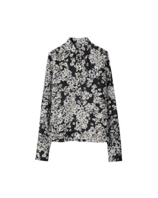 Regular Fit Daisy Silk Shirt