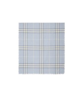  Wide Check Wool Scarf