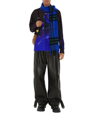 Check Cashmere Scarf