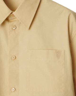 Cropped Cotton Shirt