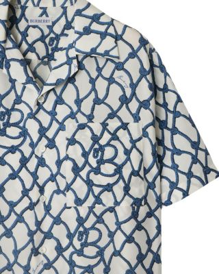 Regular Fit Knot Silk Shirt