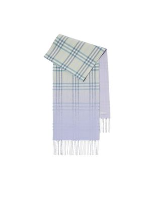  Gradient Check Cashmere Scarf