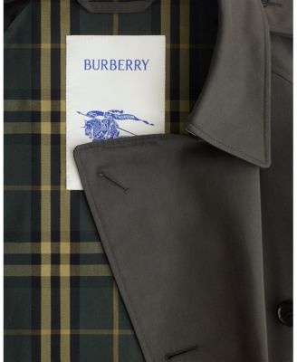 Long Gabardine Trench Coat