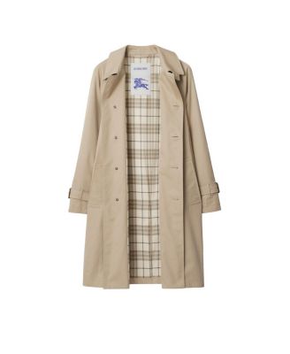 Long Gabardine Car Coat