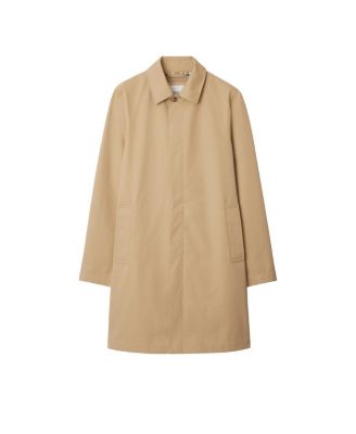  Mid-length Bonded Gabardine Car Coat