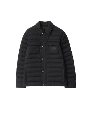 Wool Flannel Padded Overshirt