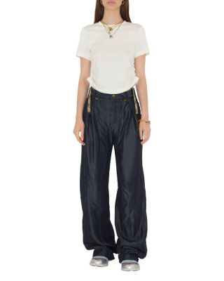  Panelled Denim Trousers