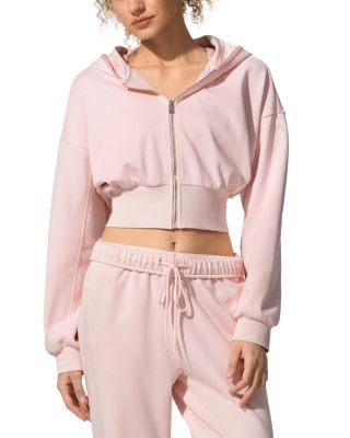  SILKERRY Cropped Fit Seamflow Drift Full-Zip Front Closure Sweatshirt