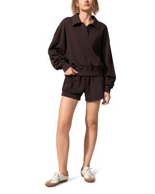 SILKERRY Oversized Heirloom '89 Polo Collar Sweatshirt