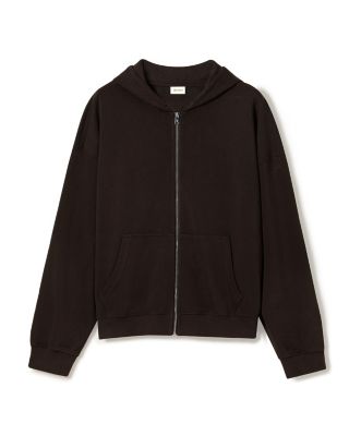  SILKERRY Oversized Seamflow Verge Full-Length Front Zip Hoodie