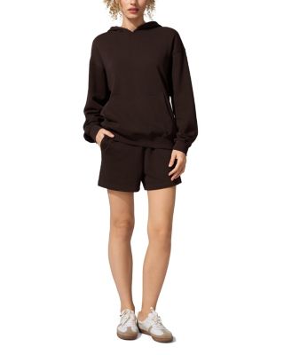  SILKERRY Oversized Seamflow Douceur Stand Collar with Half-Zip Hoodie