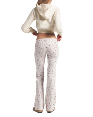 Cotton Jersey Foldover Pants