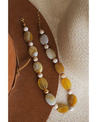 Desert Dreamer Multi Stone All Around Collar Necklace, 16.33-18.11"