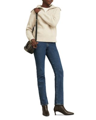 Sandy Roll Neck Zip Sweater