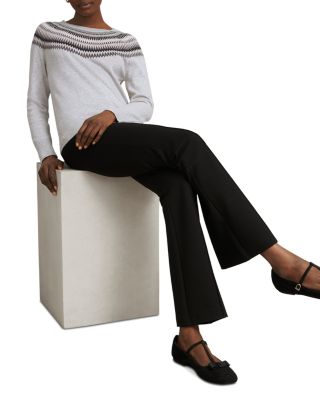 Greta Sparkle Fair Isle Crewneck Sweater