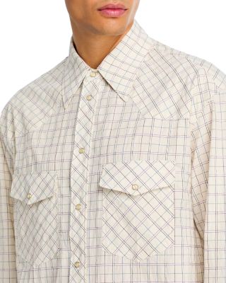 Western Check Snap Button Shirt