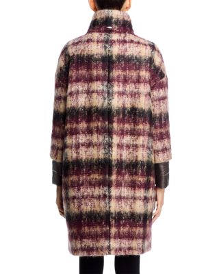 Check Woven Coat