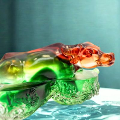 Bringing Down the House Crystal Sculpture - Limited Edition