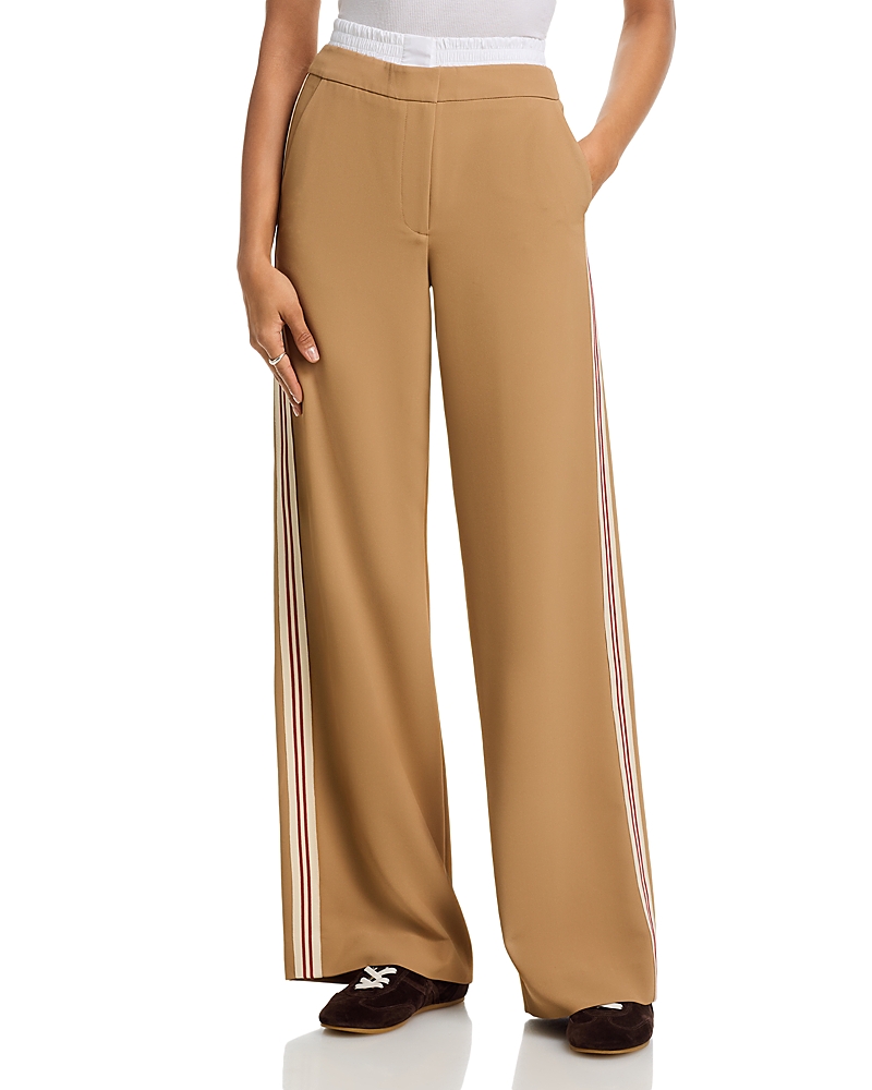 Veronica Beard Eugene Side Stripe Pants