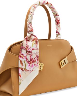 Gaia Print Silk Bandeau Scarf