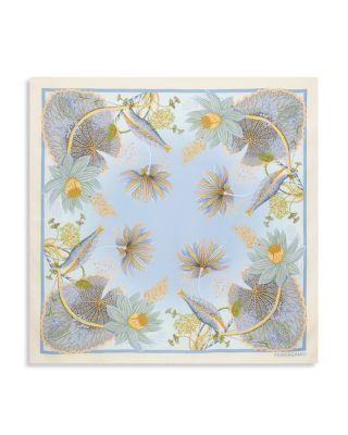 Water Lillies Square Silk Scarf