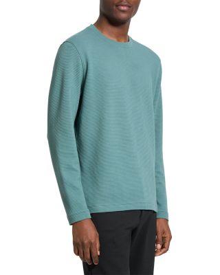 Delroy in Studio T Jacquard Relaxed Fit Long Sleeve Tee