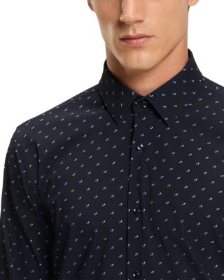 Hank Kent Slim Fit Button-Front Shirt